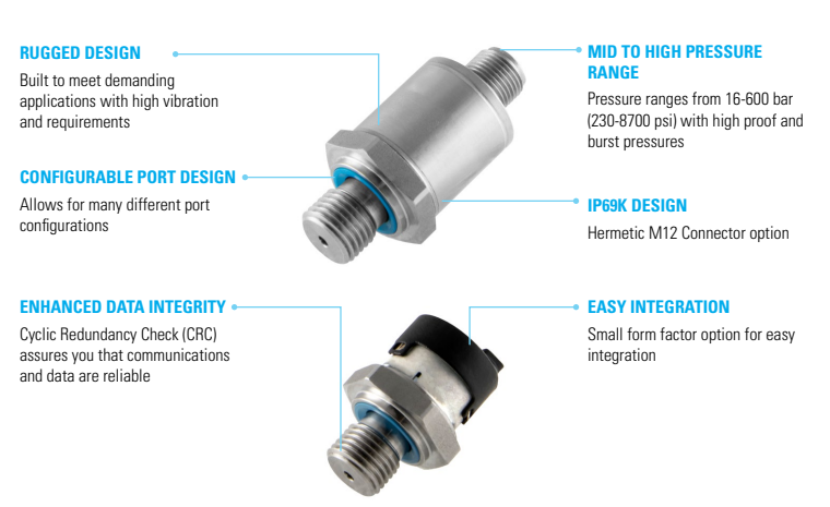 Sensata森薩塔PTE7300系列全密封數字壓力傳感器 Sensata森薩塔PTE7300系列全密封數字壓力傳感器