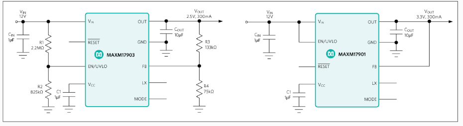 MAXM17903 0.3A降壓型電源模塊 MAXM17903 0.3A降壓型電源模塊