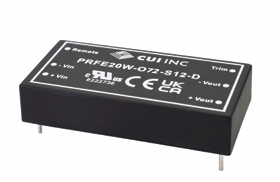 PRFE20W-O72-S5-D隔離式DC-DC轉換器CUI PRFE20W-O72-S5-D隔離式DC-DC轉換器CUI