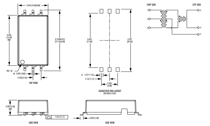 RA1058NL汽車BMS變壓器iNRCORE RA1058NL汽車BMS變壓器iNRCORE